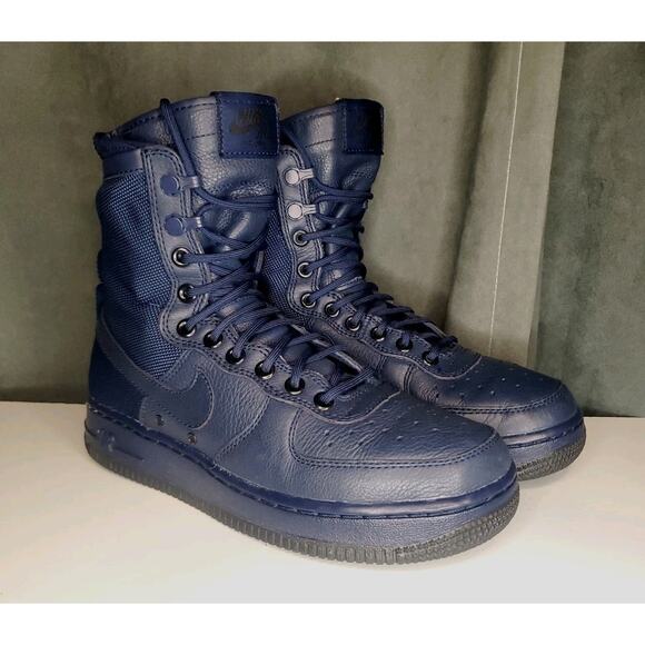 Nike SF AF1 857872-400 Air Force 1 Sneaker Boot Binary Blue US Women's 7.5 - Picture 12 of 12